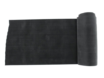 BEZ LATEXU EXERCISE BAND 5.5 m x 14 cm x 0.40 mm - čierny