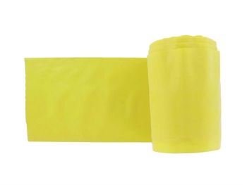 BEZ LATEXU EXERCISE BAND 45 m x 14 cm x 0.20 mm - žltý