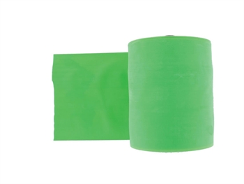 BEZ LATEXU EXERCISE BAND 45 m x 14 cm x 0.25 mm - zelený