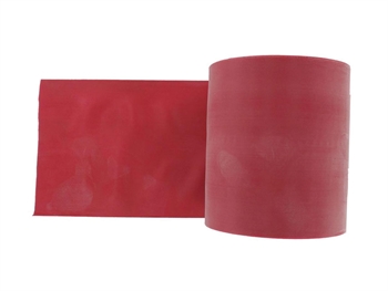 BEZ LATEXU EXERCISE BAND 45 m x 14 cm x 0.30 mm - červený