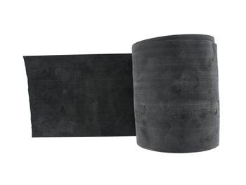 BEZ LATEXU EXERCISE BAND 45 m x 14 cm x 0,40 mm - čierny