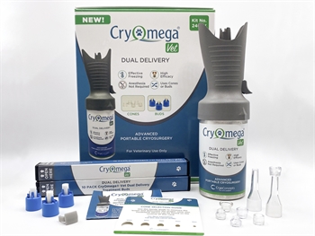 "PX27" CRYOMEGA VETERINÁRNY DVOJITÝ DELIVERY CRYOSURGICAL SÚPRAVA
