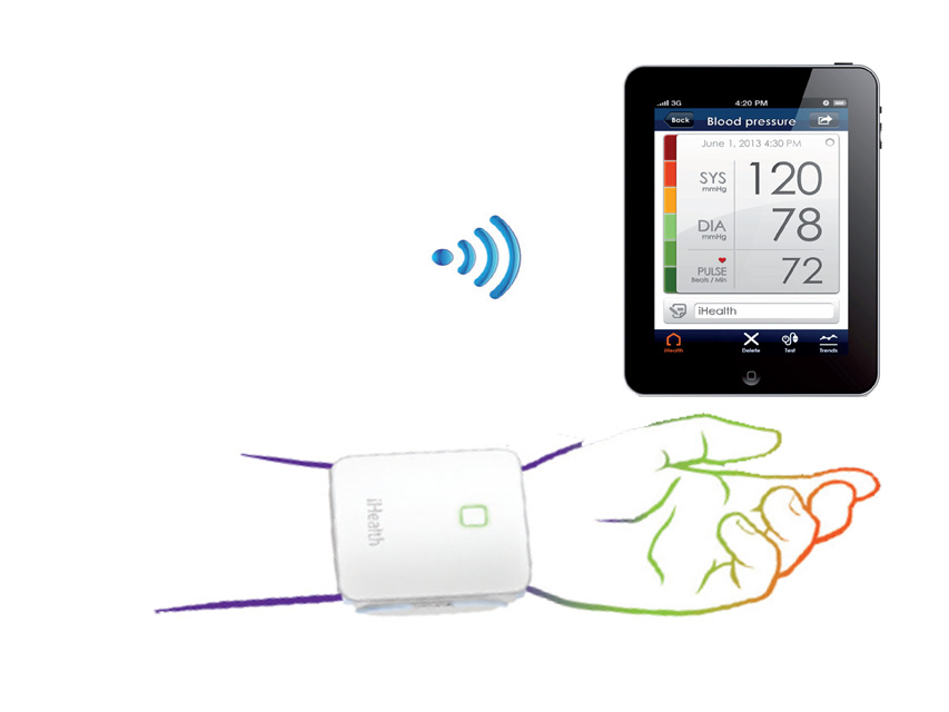 iHEALTH CLEAR SMART ARM BLOOD PRESSURE MONITOR - WI-FI