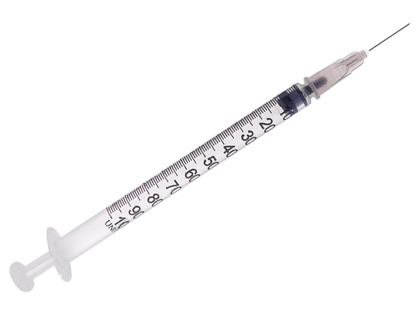 Insuline Syringes Assembled Needle 27g 1 Ml