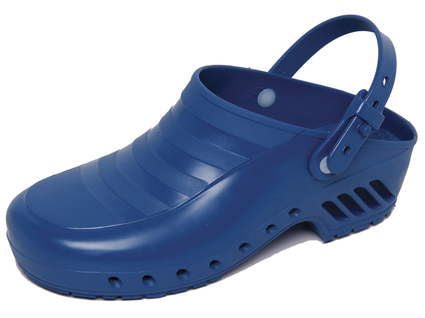 GIMA CLOGS - without pores, with straps - 40 - blue