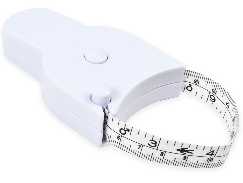 Edtape Body Tape Measure Measuring Tape for Body,Tape Measure for Body Weight Loss Measurement Tape,72 Inch/1.83M White Retractable Dual Sided Measure Tape 