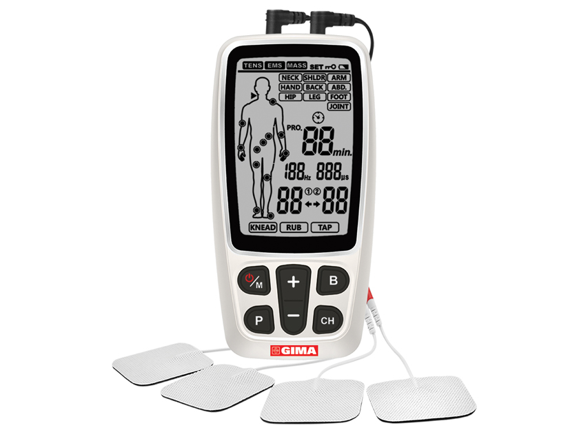 Muscle Stimulator EMS2 Channel Tens Machine EMS TENS Device for pain relief