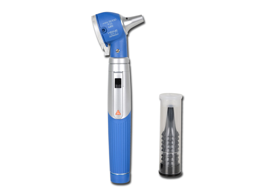 Få strå sammensmeltning HEINE MINI 3000 F.O.LED OTOSCOPE - blue