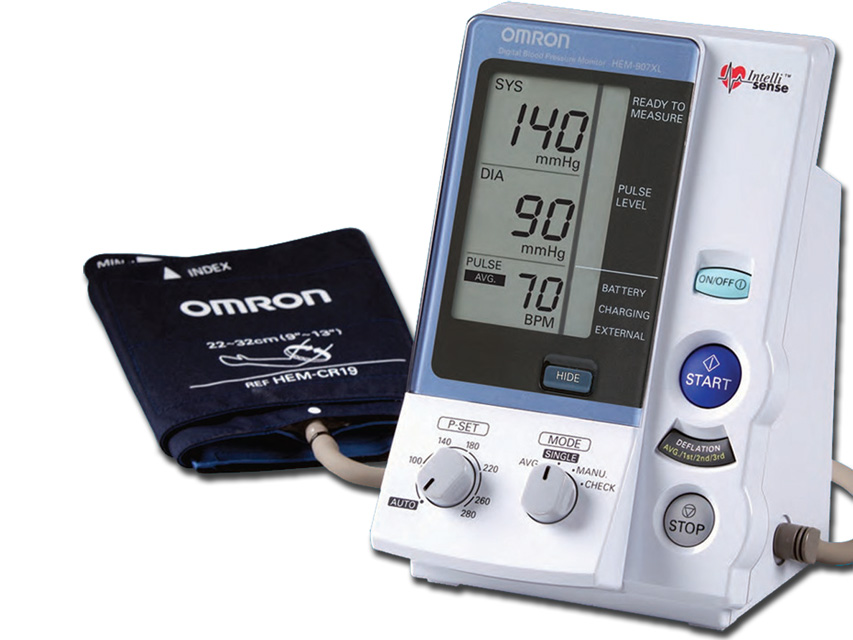 Omron M6 Comfort Intelli cuff blood pressure tester + 220V AC