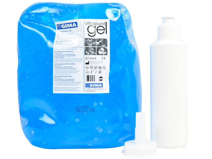ULTRASOUND GEL bag 5 l blue
