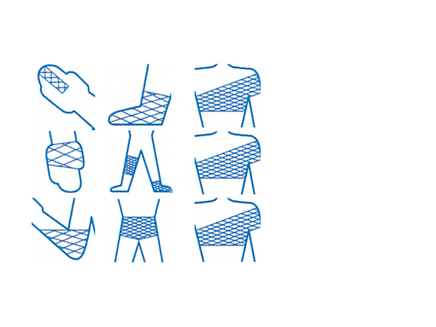 ELASTIC TUBULAR NETTING 4 for elbow, arm and foot