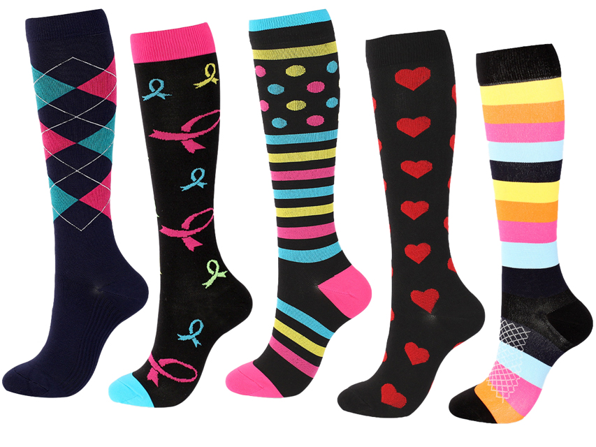 FUNNY COMPRESSION SOCKS S-M - pattern 1