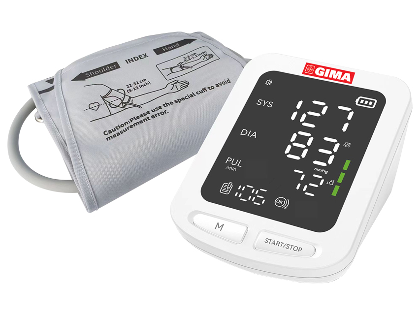 Gima - Intelligent Automatic Digital Arm Blood Pressure Monitor for