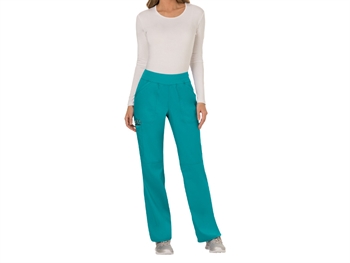 CHEROKEE TROUSERS WITH PULL-ON - REVOLUTION - woman XXS - teal blue