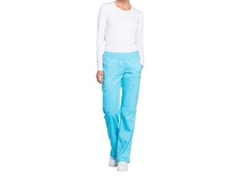 CHEROKEE TROUSERS WITH PULL-ON - REVOLUTION - woman XXS - turquoise