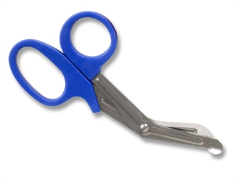 S/S UTILITY AND BANDAGES SCISSORS 6.5" - 16.5 cm - blue