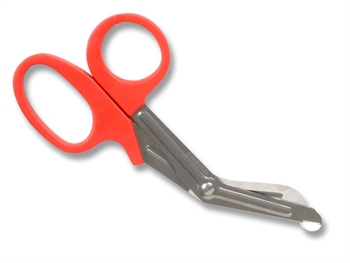 S/S UTILITY AND BANDAGES SCISSORS 6.5" - 16.5 cm - red