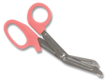 S/S UTILITY AND BANDAGES SCISSORS 6.5" - 16.5 cm - pink
