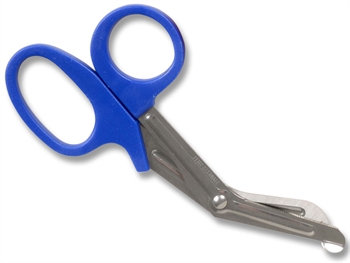 S/S UTILITY AND BANDAGES SCISSORS 7.5" - 19 cm - blue