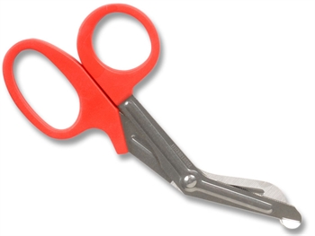 S/S UTILITY AND BANDAGES SCISSORS 7.5" - 19 cm - red