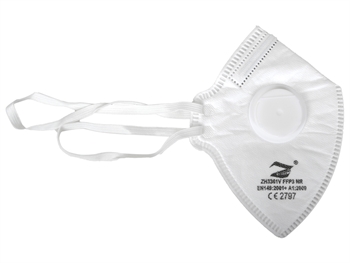 G-PRIME FFP3 FILTERING MASK WITH VALVE - white - GB,FR,ES,PT,DE