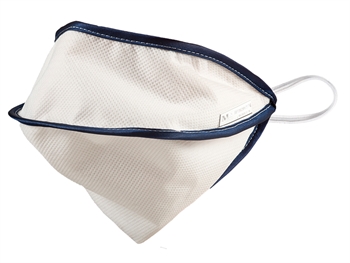 MYCROCLEAN ADULT REUSABLE SURGICAL MASK - BFE 99.8% - 2 layers - white-blue - nose clip