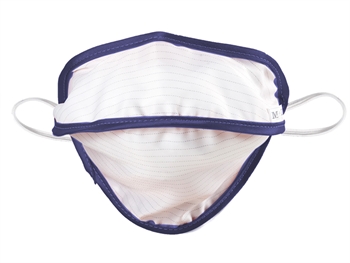 MYCROCLEAN ADULT REUSABLE SURGICAL MASK - BFE 99.8% - white-blue