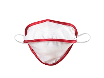 MYCROCLEAN KID REUSABLE SURGICAL MASK - BFE 99.8% - white-red