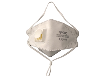 GIMA HALO FFP3 NR RESPIRATOR with valve with head strap