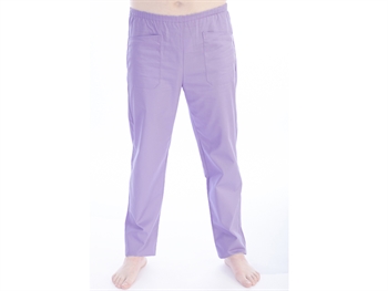 TROUSERS - cotton/polyester - unisex XS violet