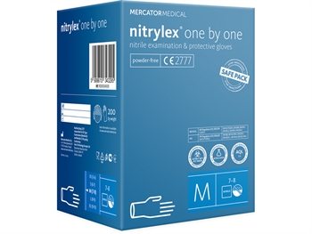 NITRYLEX CLASSIC ONE BY ONE NITRILE GLOVES - medium