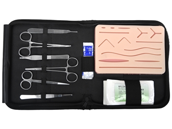 SUTURE TRAINING KIT (Pad + instruments + sutures)