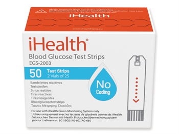iHEALTH GLUCOSE STRIPS for 23509,23510,23514