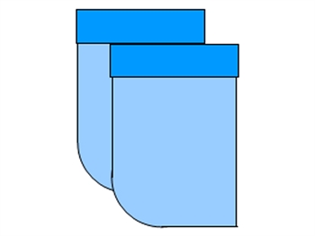 PAIR OF LEGGINGS 79x129 cm - sterile