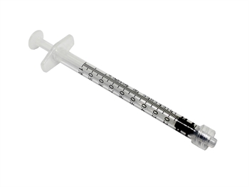 SYRINGES 3 PIECES WITHOUT NEEDLE - 1 ml LLC