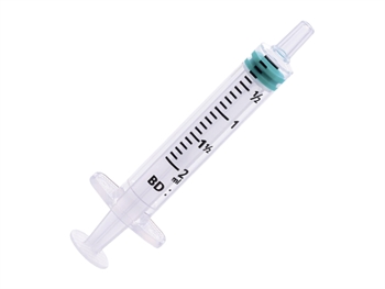 BD EMERALD SYRINGES WITHOUT NEEDLE - 2 ml Centric Luer Slip