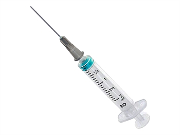 BD EMERALD SYRINGES WITH NEEDLE 22G - 5 ml Centric Luer Slip