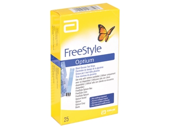 ABBOTT FREESTYLE OPTIUM BLOOD GLUCOSE TEST STRIPS