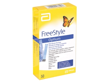 ABBOTT FREESTYLE OPTIUM BLOOD GLUCOSE TEST STRIPS