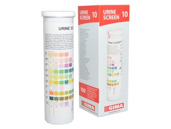 GIMA URINE STRIPS 10 PARAMETERS - professional use