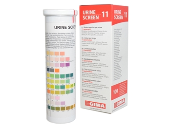 GIMA URINE STRIPS 11 PARAMETERS - professional use