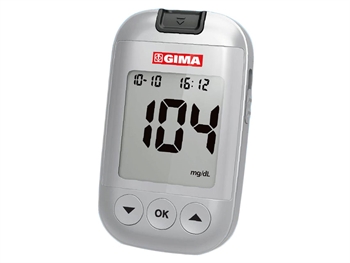 GIMA GLUCOSE MONITOR KIT mg/dL - IT, DE, GR, Arabic