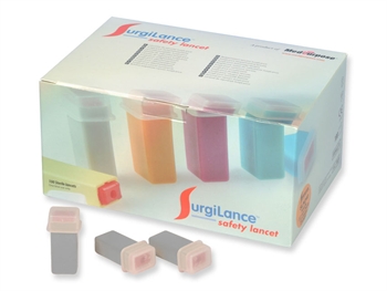 SURGILANCE SAFETY NEEDLE G23 - automatic lancets