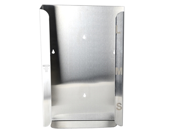 GLOVE DISPENSER - triple - stainless steel