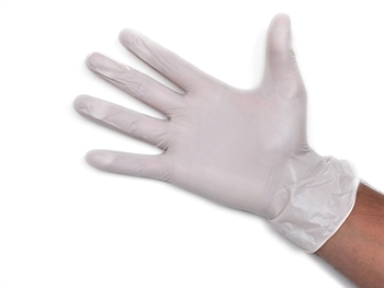 VINYL GLOVES - POWDER FREE ELASTICISED - small