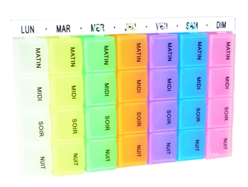 7-DAY EASY PLANNER x4 - French