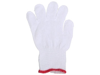 COTTON GLOVES size 6.5 - white