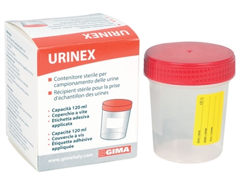 URINE CONTAINER 120 ml in single box - sterile