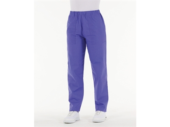 TROUSERS - blue indigo cotton - X-SMALL