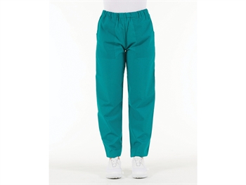 TROUSERS - green cotton - MEDIUM